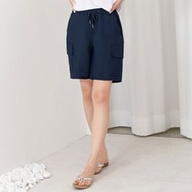 밴딩바지 카코팬츠 반바지 원마일웨어 여성카고팬츠