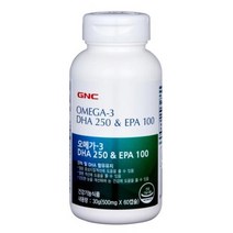 GNC 오메가3DHA250EPA100(null), 500mg, 60캡슐