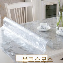 테이블매트 매트테이블 위 까는 고무매트 테이블다기 소프트가죽 화상방지 실리콘 열차단 바탕화면 투명 보호 ., T07-투명 3.0mm, C08-80*80cm