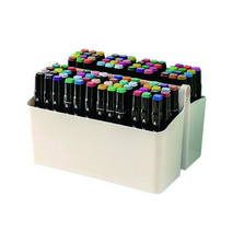 [만능공방]대용량 손잡이 연필꽂이 수납정리함 다용도 팬트리 테이블 수납정리함, 블루칸막이