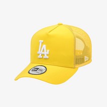 M 뉴에라모자 NQC 13086357 뉴에라 남녀공용 MLB 서머 메시 LA 다저스 K프레임 볼캡 카나리아, SM, SM