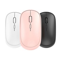 [엔보우] 2채널 블루투스 무선 무소음 마우스 NG02, 블랙
