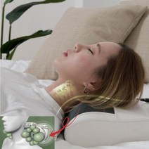경추마사지기 뒷 목 안마베개 목지압기 승모근 어깨 강도 조절 목디스크 온열찜 전신 마사지
