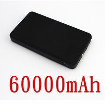 자동차 점프 스타터 멀티 카 스타트 휴대용 60000mah 비상 전원 은행 800a 배터리 충전기 12v 3.0l6.0l 자동 부스터 시작 장치, 블랙-90000mah