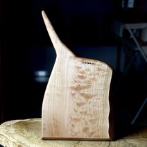 빅리프 메이플 라이브엣지 플레이팅도마 작가 수제 플레이트 원목도마 152