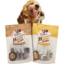 헬로도기 고기 막대사탕 캔디홀릭 애견 강아지간식 10P X 5개, 1개, 소고기대구살 10P X 5개