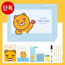 카카오프렌즈 문구세트 학용품세트 생일 선물 단체 카카오 캐릭터 알찬구성 실속세트, 실속세트 무지