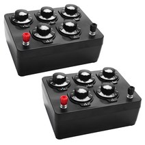 절연 저항계 2X 검정 저항 상자 철 변수 10 년 0-9999.9 옴 165X125x60mm 물리적 교육, 한개옵션0
