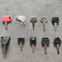 10/23/43PCS 키 세트 마스터 점화 굴삭기 + 헤비 공장 기계 대부분의 트랙터 중장비, 01 10PCS