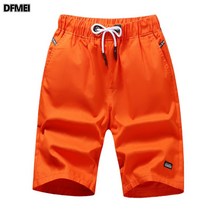 DFMEI 여름 얇은 남자 캐주얼 반바지 와이드 트레이닝 5부바지 남자 오버사이즈 비치 팬츠