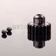 피니언기어 #6491X 스틸 피니언 기어 15T 20T Teeth 1 Mod 5MM RC Traxxas 용 샤프트 XMaxx 77086-4 E-Revo, 03 19T