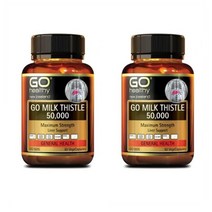 Go Healthy Milk Thistle 50000 고헬씨 밀크 씨슬 60정 2팩