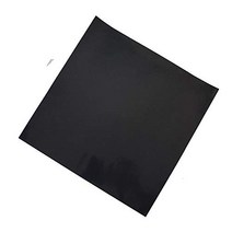 Adhesive Black Heat Resistant Rubber Pad Sheet Thin Silicone Rubber Gasket Sheet 12X12 inch 1/25 Inc, 1