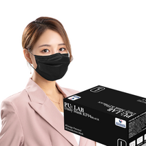 [퓨랩]숨쉬기 편한 덴탈형 KF94 마스크 (50매입), 50매입, 1개, 블랙