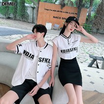 DFMEI 커플룩 여름 반팔 커플룩 너옷 나 스커트녀 세트 남성 셔츠