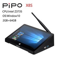 미니 PC PIPO X8 Pro X8S 7 인치 1280800 Win10 Android 70 Linux Intel N4020RK3288Z3735 2G3G RAM 32G64G ROM, X8S Win10