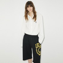 [NOHANT] UNIVERSITY VINTAGE PRINTING MIDI SWEATPANTS BLACK