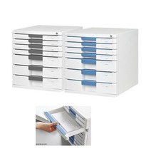 병원 공무원 문서 분류보관 7단 서류함 간편사용 데스크트레이 문서함 서류정리 영수증, 5단 블루