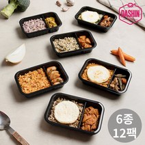 [다신샵] 더 가벼운 리셋도시락 6종 12팩 / 저칼로리 2주식단, 02_채소찜닭&취나물밥 12팩