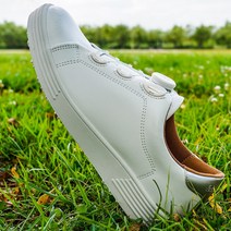 접지력 착화감 신고벗기 편한 깔끔디자인 소가죽 다이얼 락 스파이크리스 가성비골프화