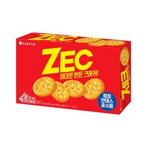 롯데 제크 오리지널 300g 쫀듯한 바삭한 수제쿠키 사무실간식, 19개