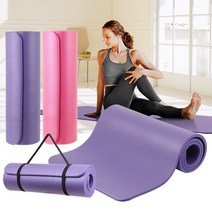 NBR 16mm 운동매트 필라테스 스포츠 대형 요가 와이드, 상품선택, 퍼플