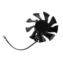 Sapphire HD6850 HD4860 HD5850 HD4890 그래픽 카드 냉각 팬을위한 FD8015H12S 75mm 2 핀 VGA 팬