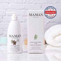 마망세뮤 천연유래성분의 순한 약산성 아기 베이비 유아 신생아 편백수 올인원 바스&샴푸, 1, 340g