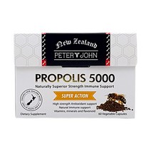 뉴질랜드 피터앤존 프로폴리스 5000mg x 60캡슐, 1box