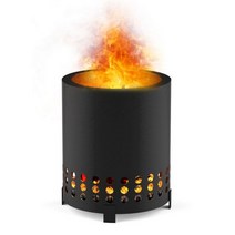 바이오 에탄올 벽난로 불멍 가정용 실내 캠핑용 탁상 화로, CHINA_Fireplace | black