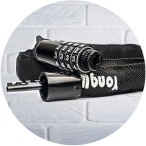 잘안끊어지는 전동킥보드자물쇠 따릉이잠금장치 섬유와이어락 초경량용우자물쇠, 2000