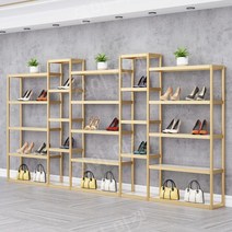 구두신발진열대 정리 선반 보관함 전시 디피 운동화 매대디피용 디스플레이, 원컬러, 길이3m폭35높이1.8m나무판이있는B형