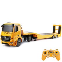 입문용 중장비 트레일러 RC카, 노랑