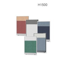 PDS-08 H1500 PVC 45T 패브릭투톤 사무실파티션 사무실칸막이 가림막 파티션, W(가로)600mm*H(높이)1500mm