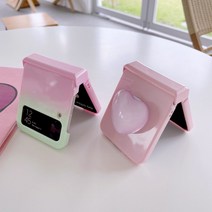 당일발송 하트그립톡 힌지 커버 파스텔 제트플립 케이스 플립 3 z플립 4 삼성 갤럭시