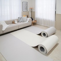 엘로니 유아 매트 꾸미 PVC 아기 놀이방 매트 리빙 거실 주방 복도 층간소음방지, 110cm x 1m x (10mm(10T), 02라이트그레이