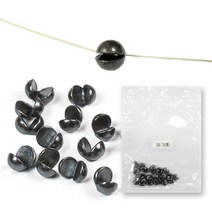 조개봉돌 침력조절 좁살봉돌 낚시채비용품 30개입, 30개