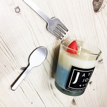 [제이쥬]투톤딸기소이캔들 3온즈 / 돌 결혼 답례품캔들 퇴사선물, 색상:단일색상|사이즈:블랙체리