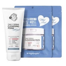 나이팅게일 클렌징 폼 마일드 애씨드 140ml + 클렌징패드 마일드 애씨드 20p, 2세트