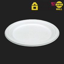 펄프일회용펄프용기/친환경종이그릇/펄프 원형 접시 10인치/1000개