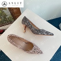 애슬릿(주얼리) [애슬릿] 레오파드 무늬 스틸레토 하이힐 펌프스 구두