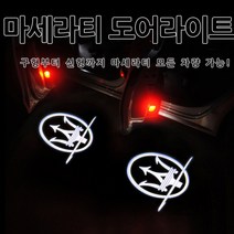 마세라티 기블리 르반떼 콰트로포르테 도어라이트 도어램프 도어등 도어led, B타입(신형)=01.원형