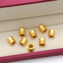 염주 팔찌 부품 수편 면 플래팅 골드비즈 사금 환적 DI Y 아광 베트남 김군 공예구슬 둥근구슬 펄 2637889138, 아광 육자 진언 통구슬 두 알 공 대