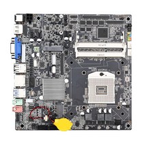 컴퓨터 메인보드 마더보드 HM65 미니 ITX i3 i5 i7 데스크탑 SATA DDR3 호스트/HTPC/라디오/광고기용 LPT/COM 인쇄 인터페이스 포함, [01] 마더 보드, 01 마더 보드