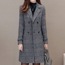 메이리앤 글렌체크 미디 모직 코트 (+덧신 증정 이벤트)