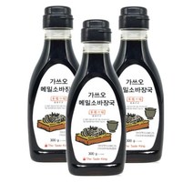 가스오 냉모밀 모밀 소스 장국 300g, 300g 3개