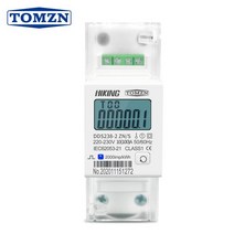 100A 220V 230V 50HZ 60HZ 전압 전류 DDS238-2 ZN/S 단상 딘 레일 KWH 전력량계 RS485 MODBUS-RUT, 65A
