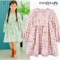 키즈굿마켓 NC부산대점 2022년 봄 올리반 크레용체크원피스 OC1GOP009