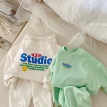 블랙빈 스튜디오세트 아기상하복