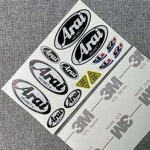 refelctive 헬멧 바이저 데칼 오토바이 자동차 스타일링 스티커 shoei 전체 세트, 3m 아라이